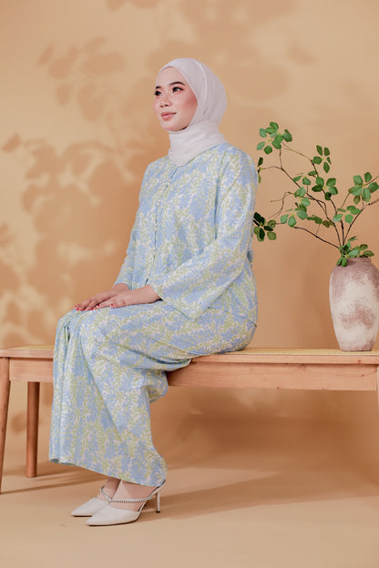Bunga Kebaya Set in Iris (Blue)